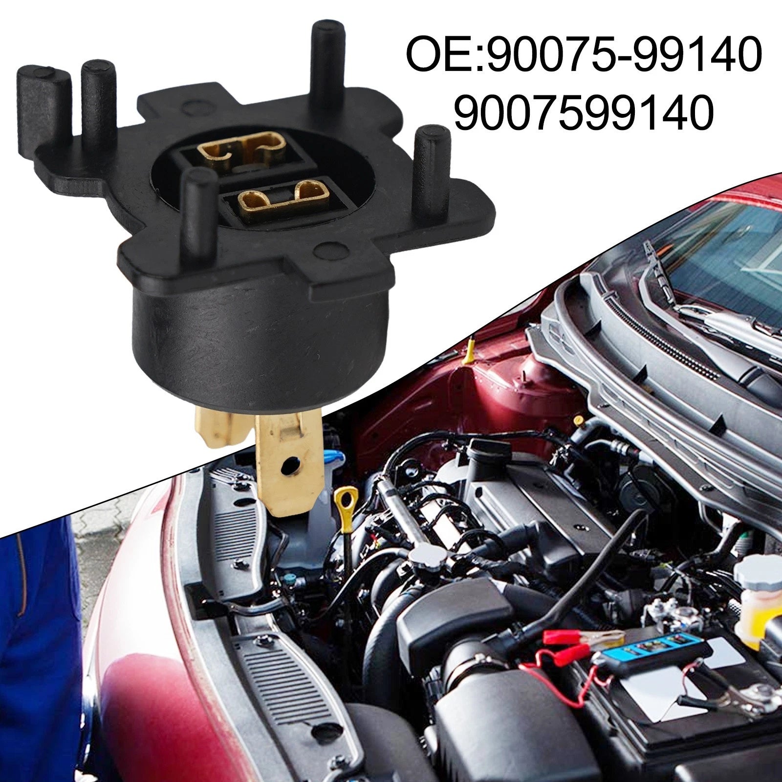 Headlight Socket for (90075-99140)