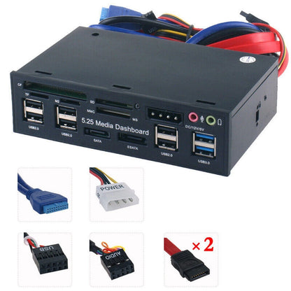 ABS Computer Optical Drive Multi-Function Panel for
