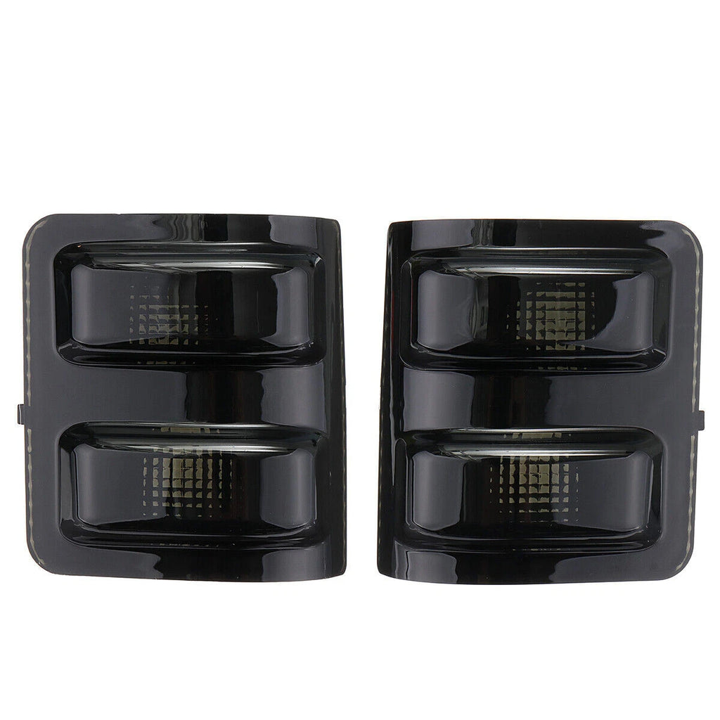 2X Smoked Side Tow Mirror Turn Signal Light Lens for Ford F250 F350 F450