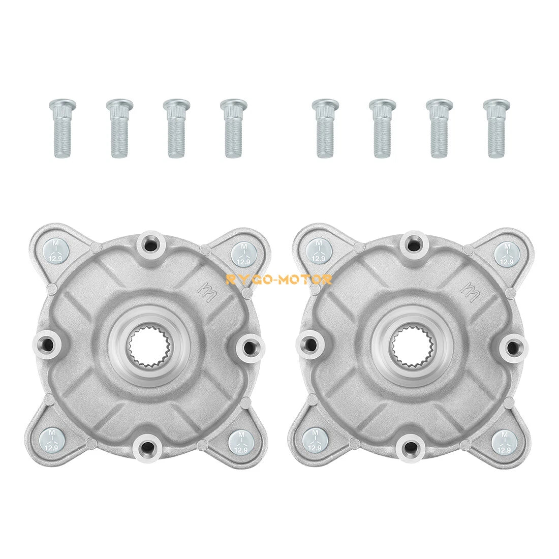 2X Front Wheel Hub & Studs for Polaris Sportsman 300 400 4x4 (2008–2010) 5136296