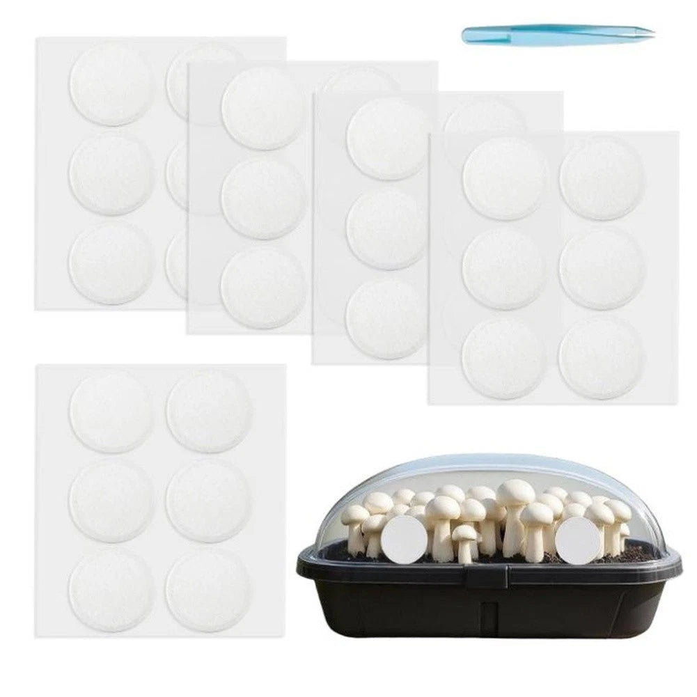 Cotton Ventilation Filter Discs for Monotub Growing (2mm Thick)