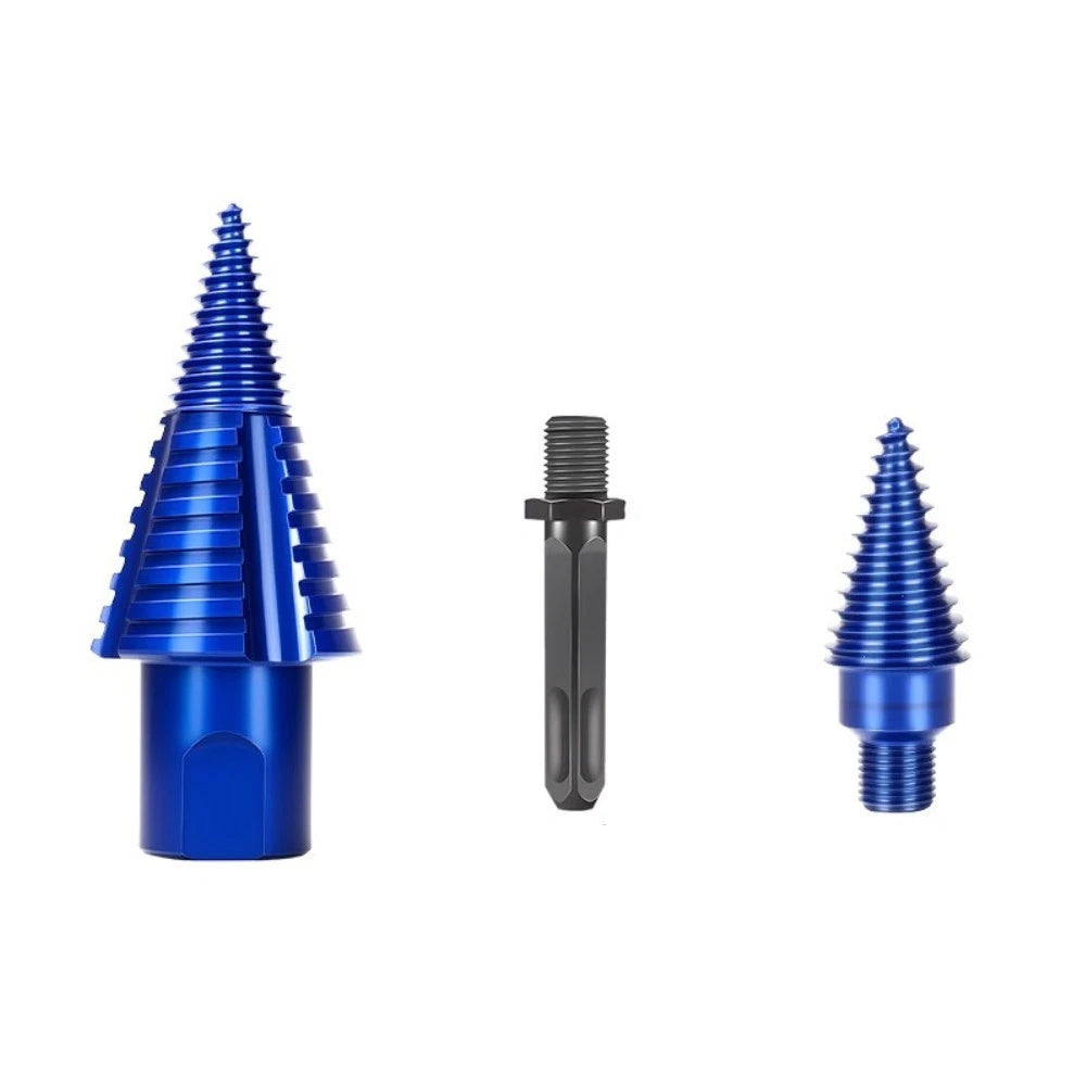 Quick Change Firewood Splitter Bit for SDS Square and Round Shank