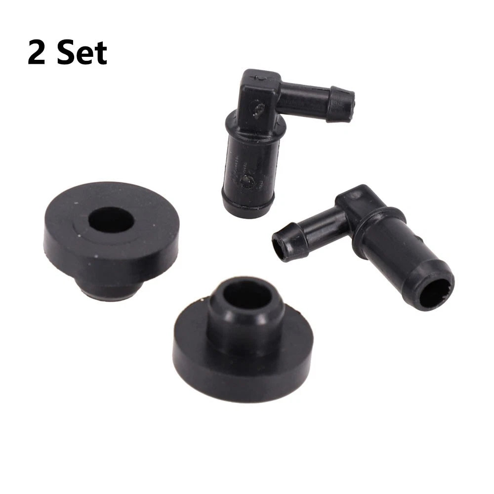 Set of 2 Fuel Tank Stem & Bushing Kit for Husqvarna Lawn Mower (532139277, 532003645)