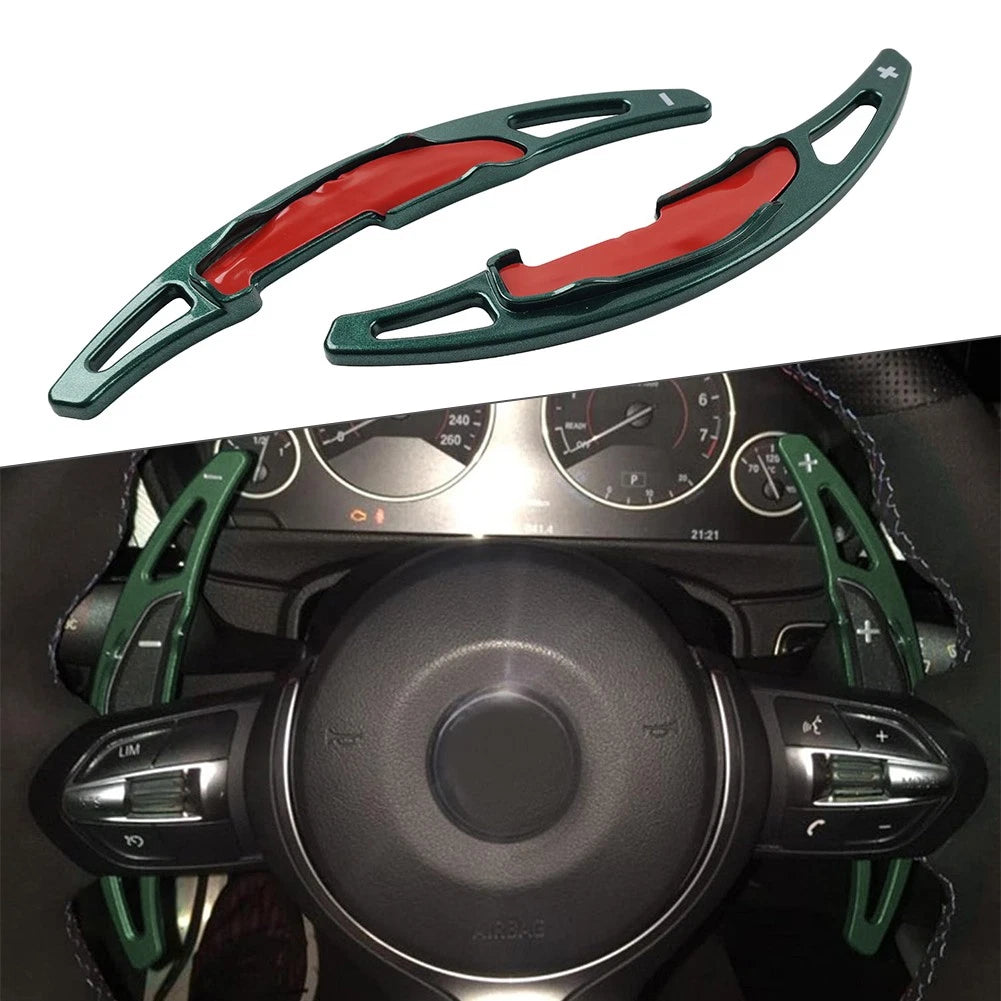 Steering Wheel Paddle Shifter Extension for BMW M2 M3 M4 M5 M6 X5M X6M (2014–2021) Green