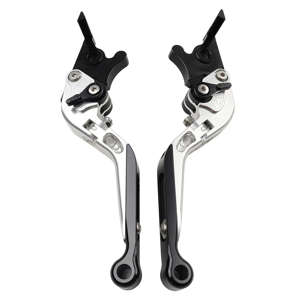Extendable Brake Clutch Levers for Honda CBR600RR CBR1000RR (2007–2022) Silver