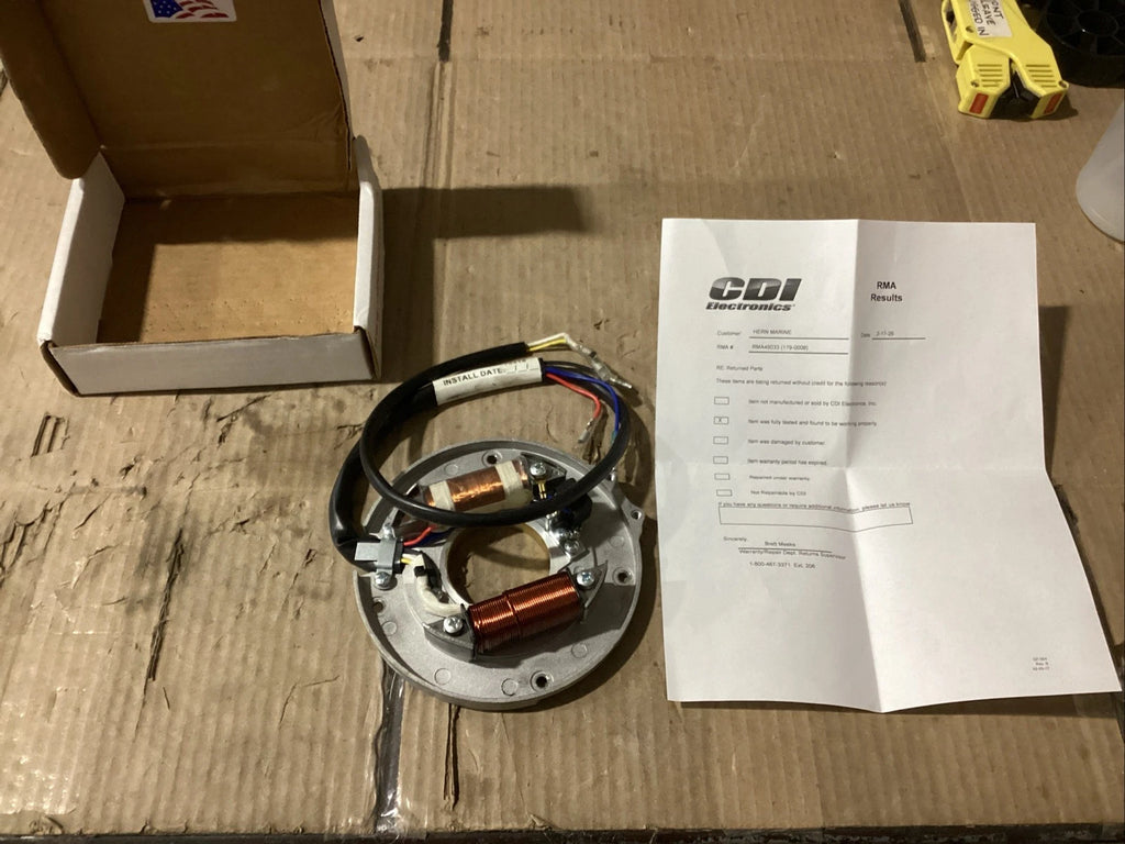 CDI Full Stator Plate Assembly 179-0006 for