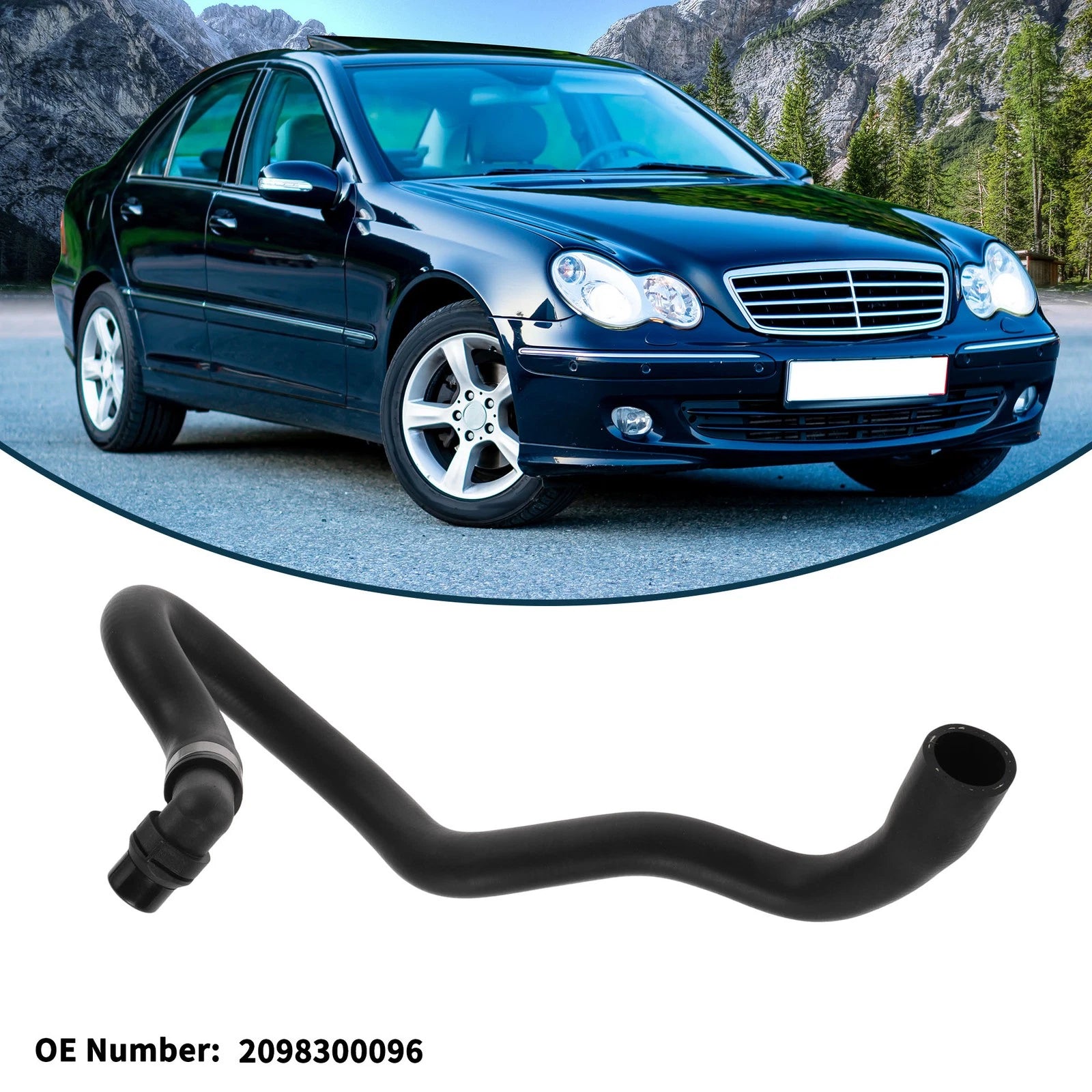 Radiator Hose for Mercedes-Benz C-Class (2007–2014) Cooling Water Pipe
