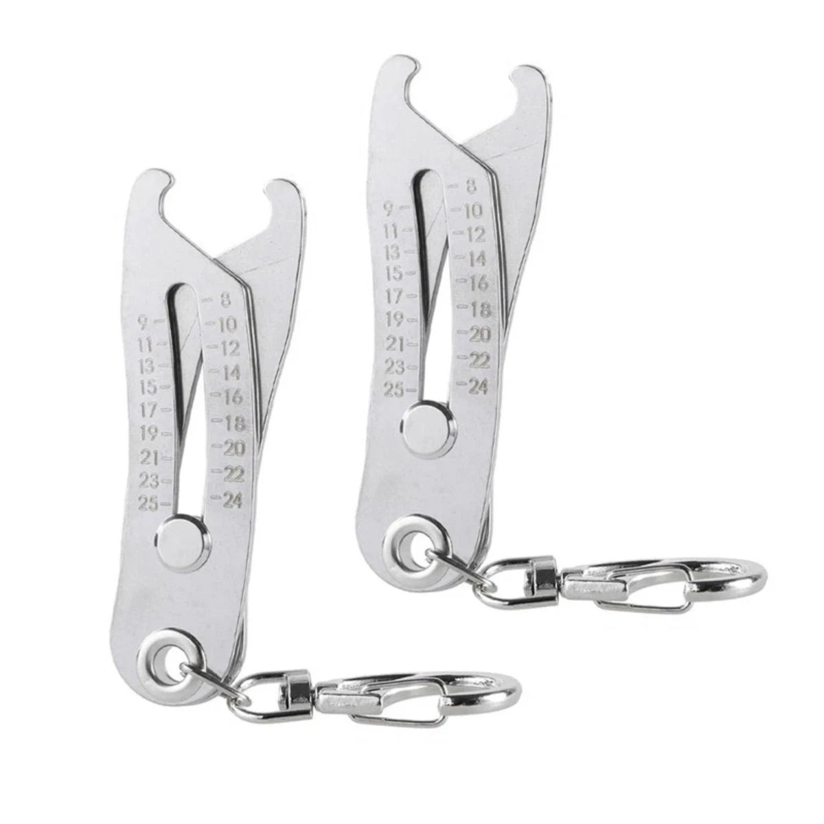 2X Portable Thread Checker Set for Precision Bolt Size Finder