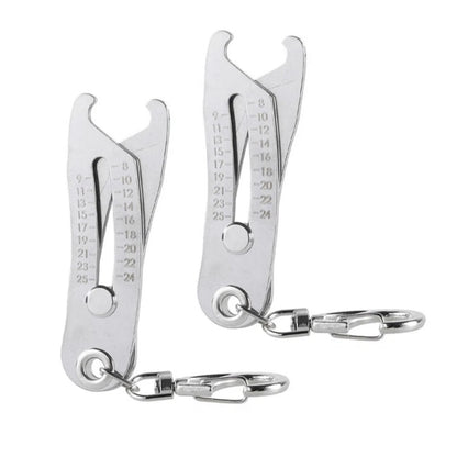 2X Portable Thread Checker Set for Precision Bolt Size Finder