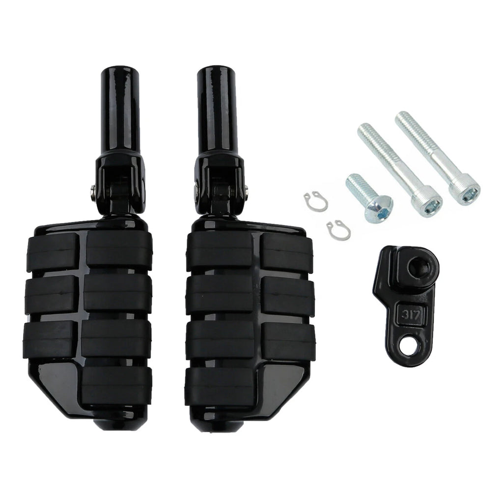 Rear Footpegs Peg Mount for Harley Softail Slim FLS (2012–2017) Cross Bones (2008–2011)