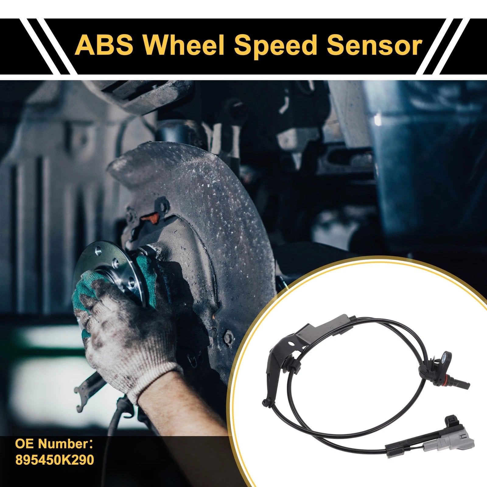 ABS Wheel Speed Sensor Right Rear Replacement for Toyota Hilux (2010–2015)