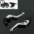 Short Brake Clutch Levers for Suzuki B-King (2008–2011) Silver B2