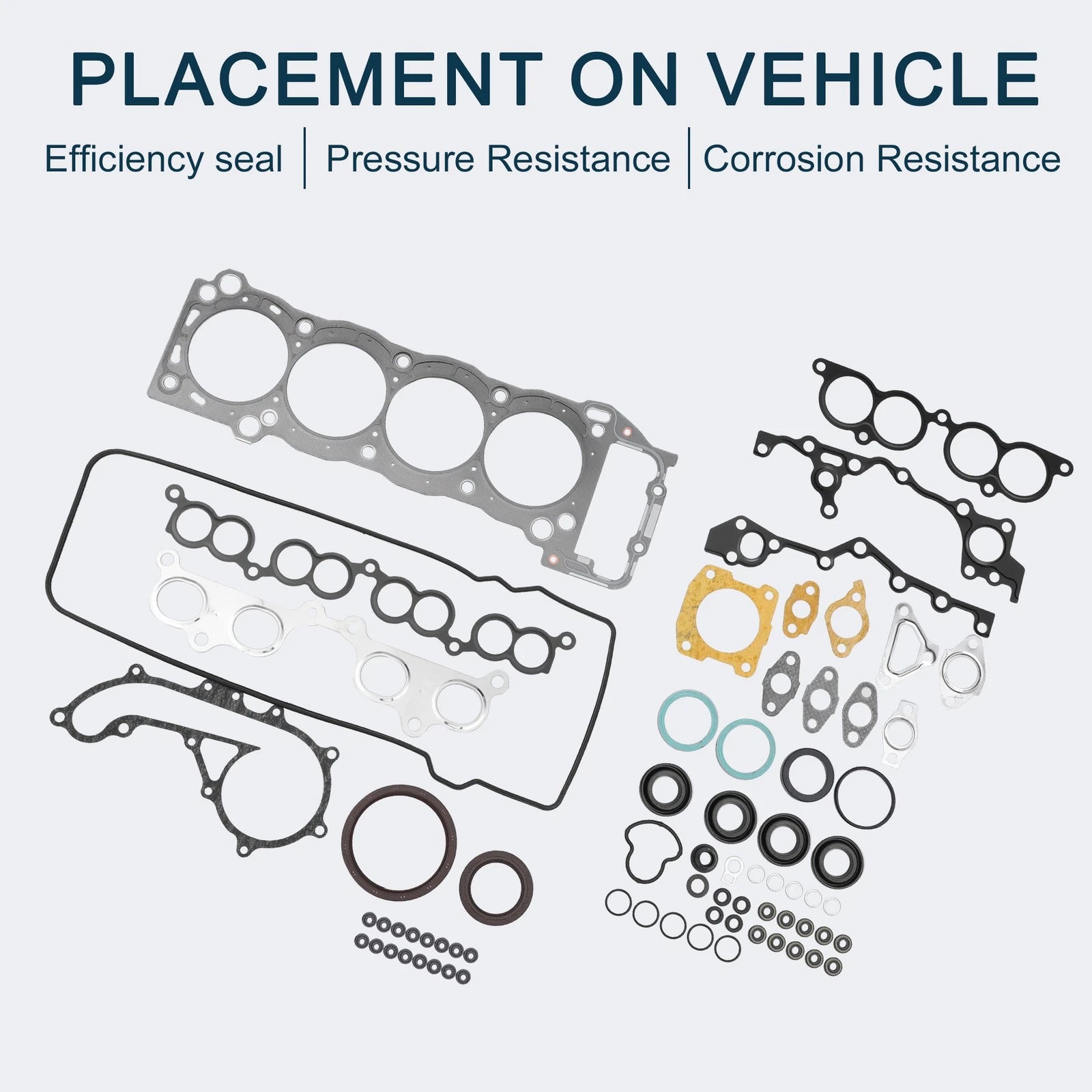 Cylinder Head Gasket Kit Replacement for Toyota 3RZ Engine (1995–2004)