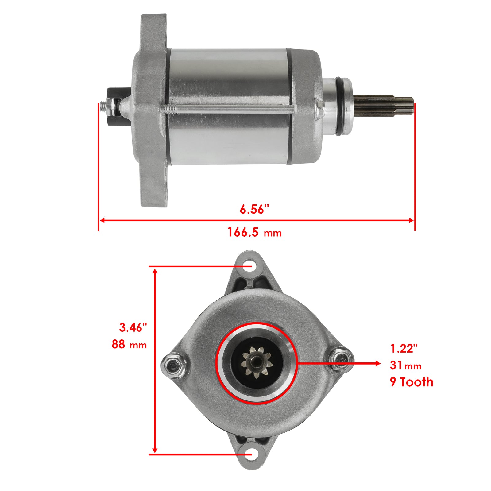 Starter Motor Replacement for Honda Pioneer 500 2021–2023