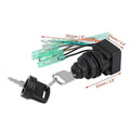 Ignition Key Switch Assembly for Suzuki Outboards (37110-92E01)