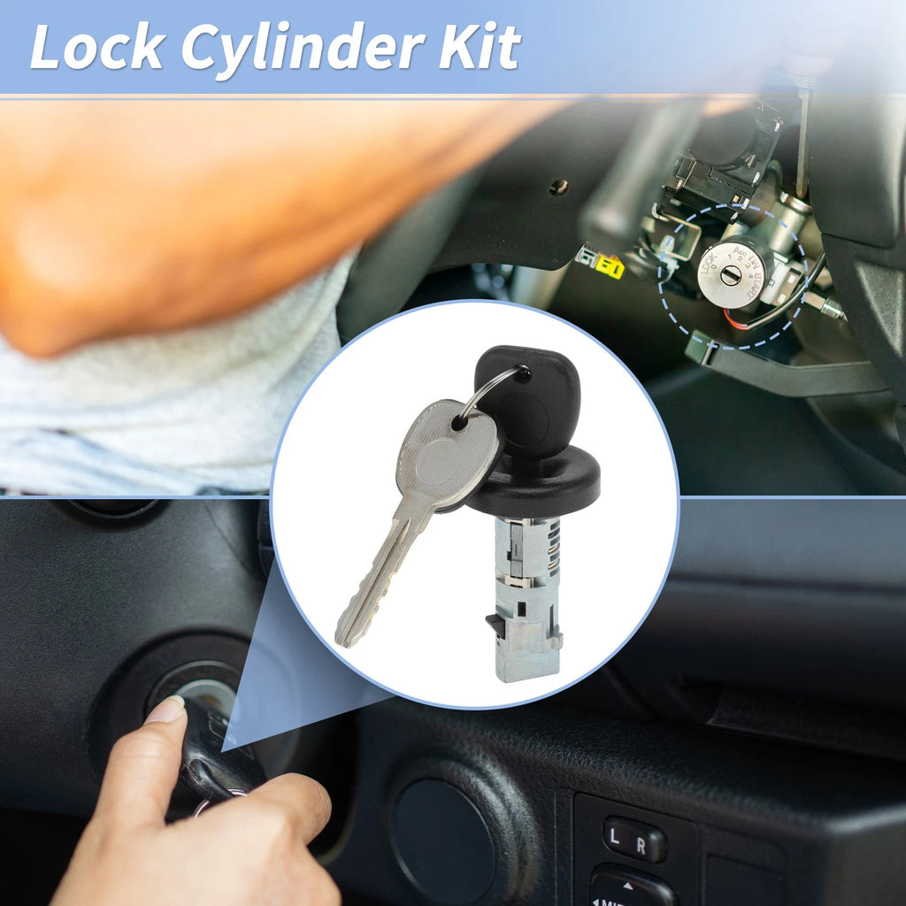 Ignition Lock Cylinder w/ Key for Chevy Silverado 1500 (2007–2013) No.19120038