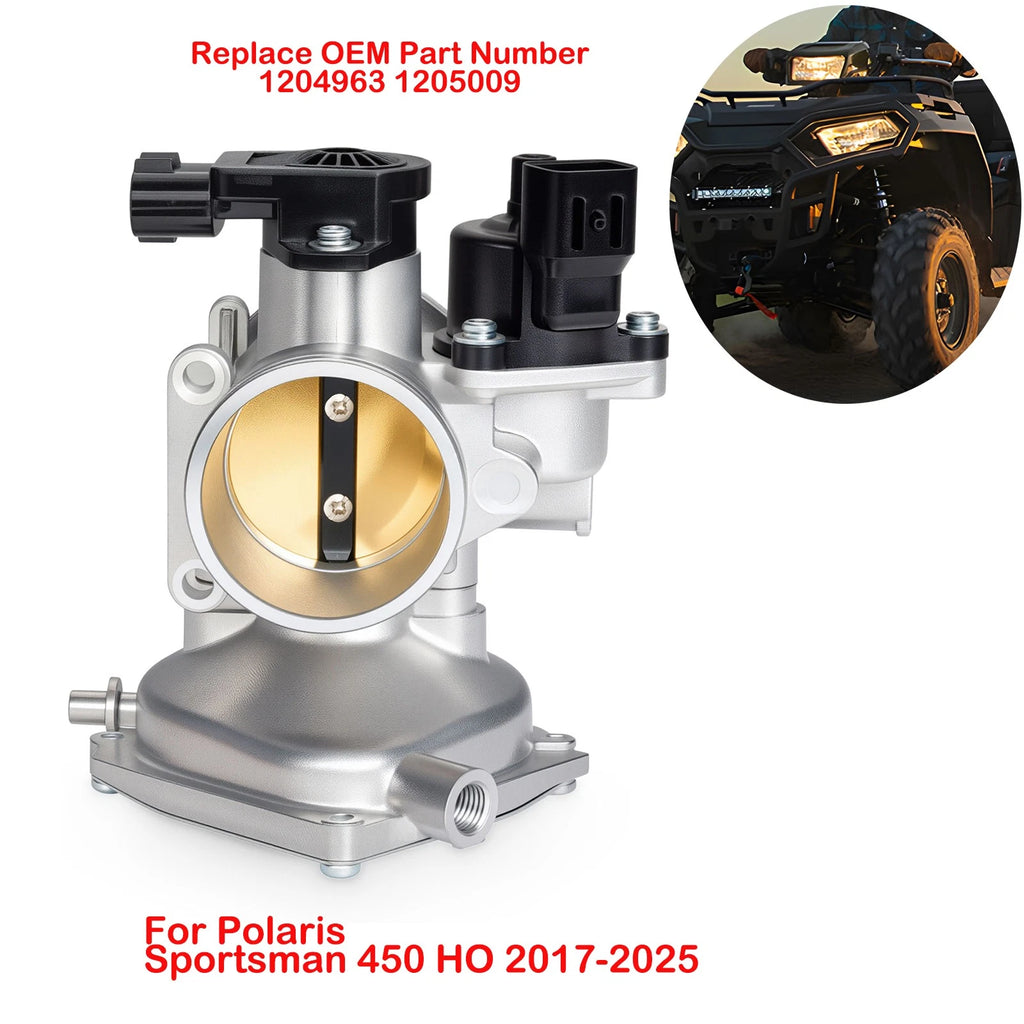 Throttle Body Assembly for Polaris Sportsman 450 HO (2017–2025) #1204963 #1205009