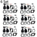 Set of 6 Carburetor Kits for Mercury Mariner 6-25HP (1990–2000) 1395-97611 18-7212