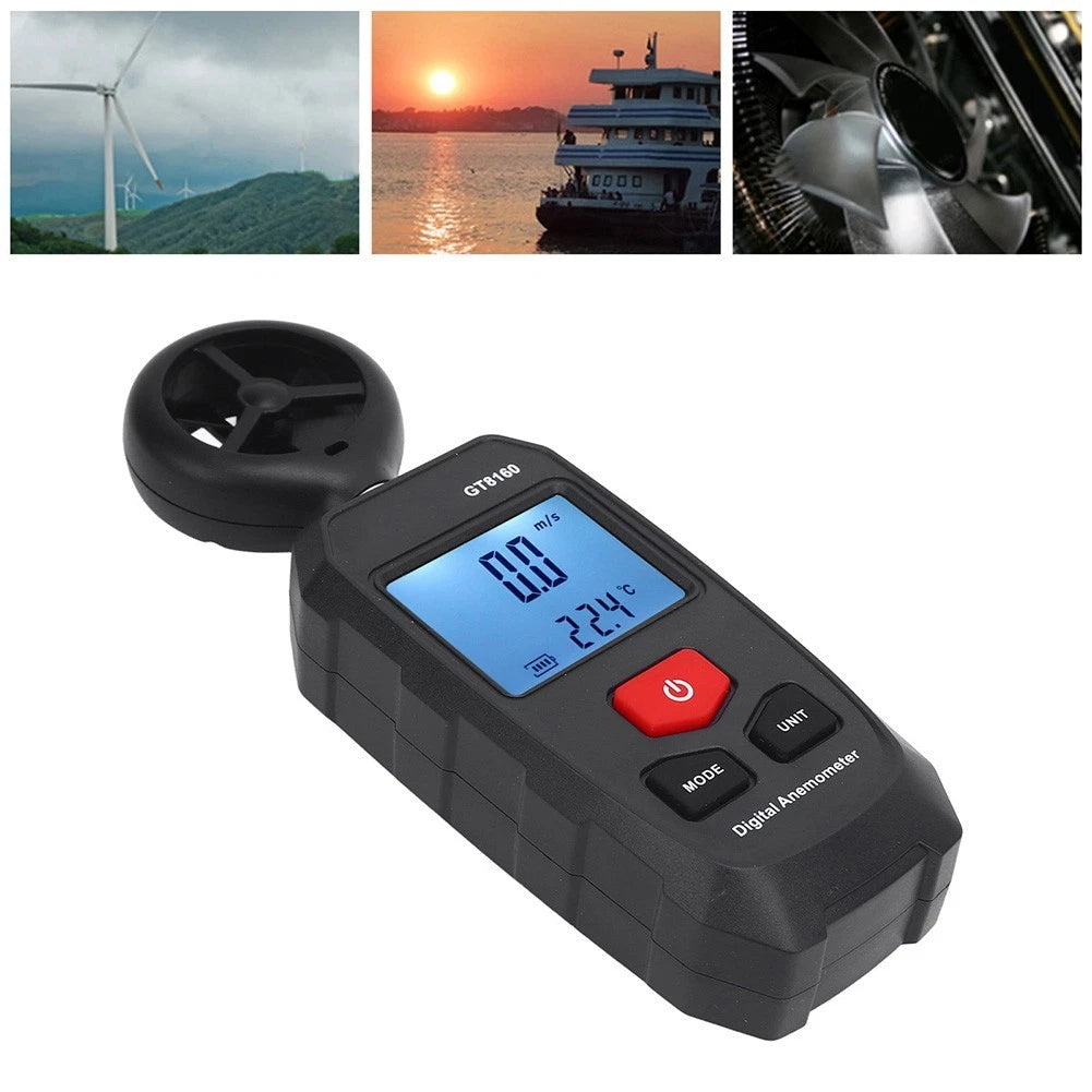 Handheld Digital Anemometer GT8160 for Sailing Windsurfing Kite Flying