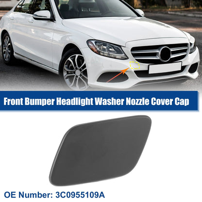 Left Front Bumper Headlight Washer Nozzle Cover for Volkswagen Passat (2006–2011)
