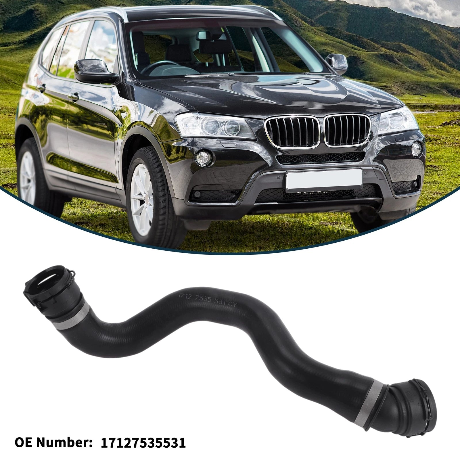 Radiator Hose Replacement for BMW X3 (2018–2019) sDrive30i Cooling System
