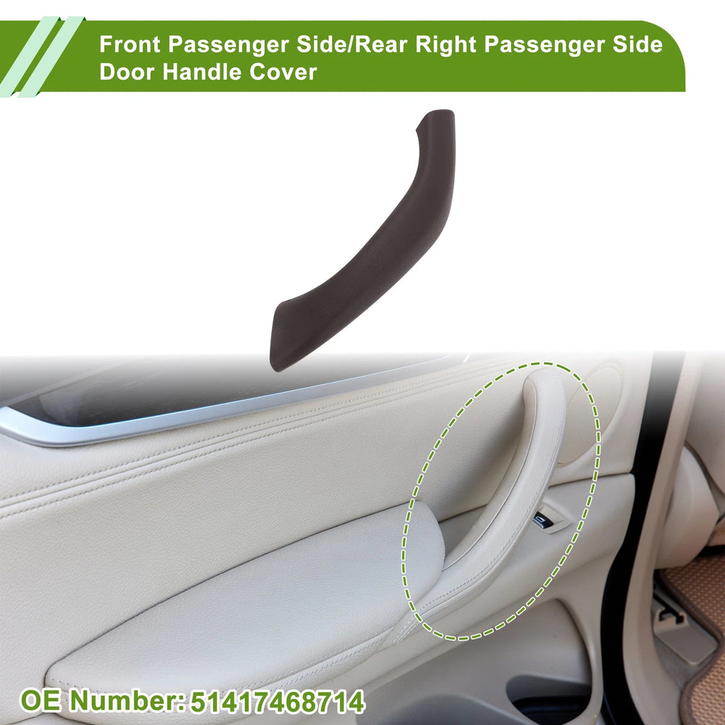 Door Panel Handle Pull Trim Cover Replacement for BMW X1 F48 (2016–2022)