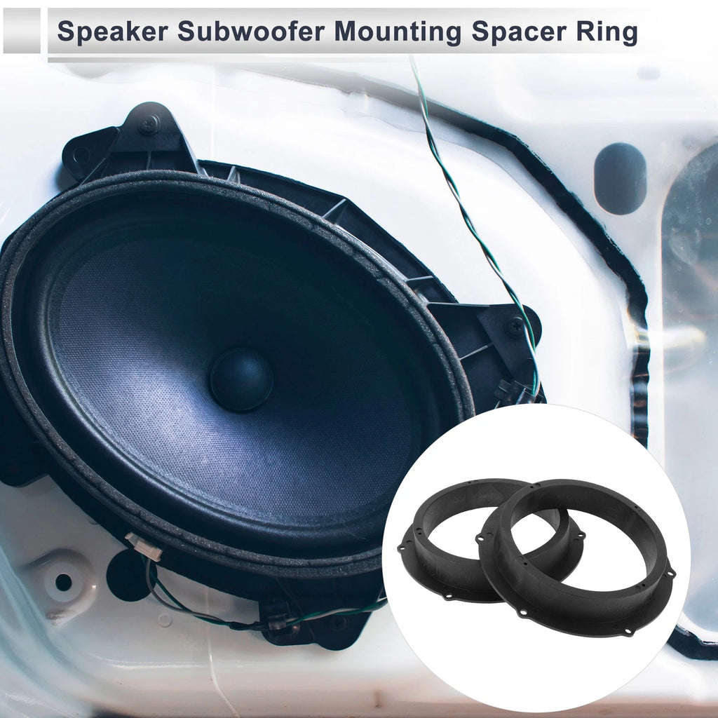 2X Speaker Spacer Ring for Audi A4 (2009) 6.5"