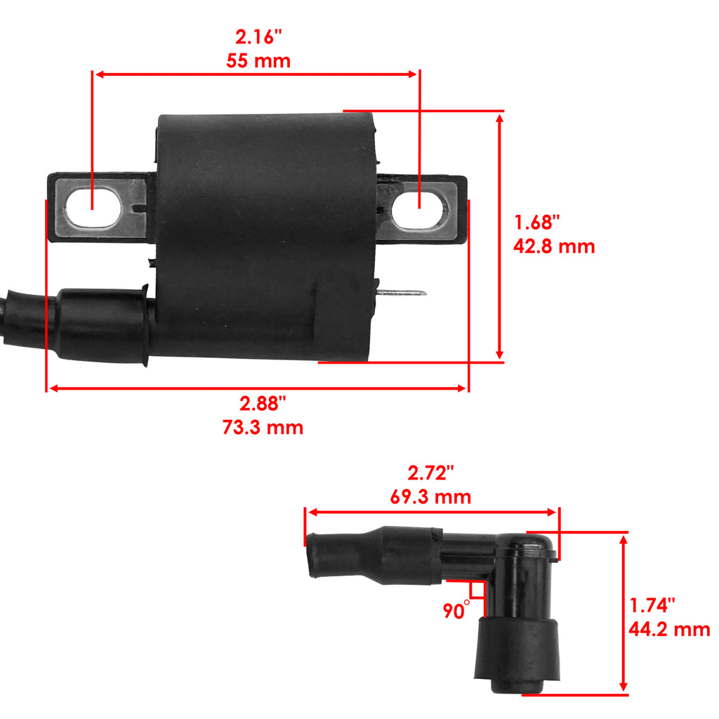 Ignition Coil Replacement for Honda ATC200E ATC200ES (1982–1984)