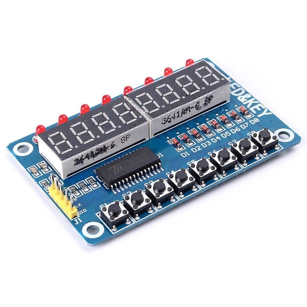 8-Bit LED Display Module TM1638 for AVR ARM