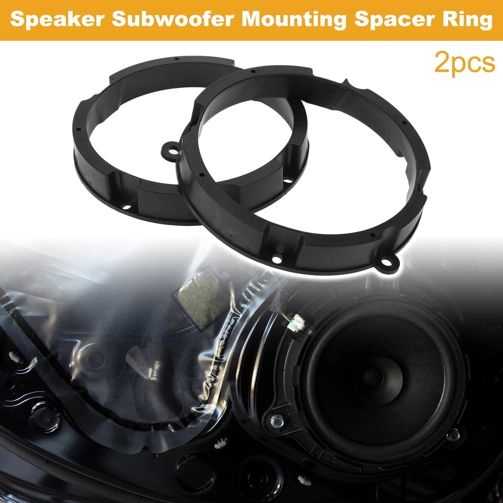 Tweeter Speaker Spacer Adapter Replacement for Volkswagen Santana 2Pc (1990–1990)