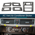 AC Vent Air Conditioner Sticker for BMW 3 Series E90 E92 E93 (2005–2012)