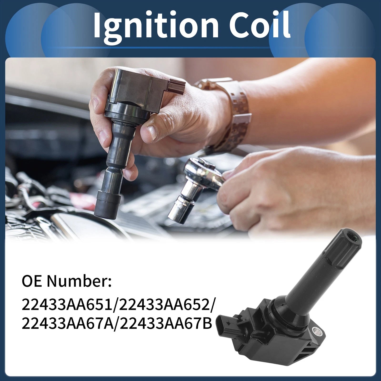 Ignition Coil Pack No. 22433AA651 for Scion FR-S 2.0L H4 (2013–2014)