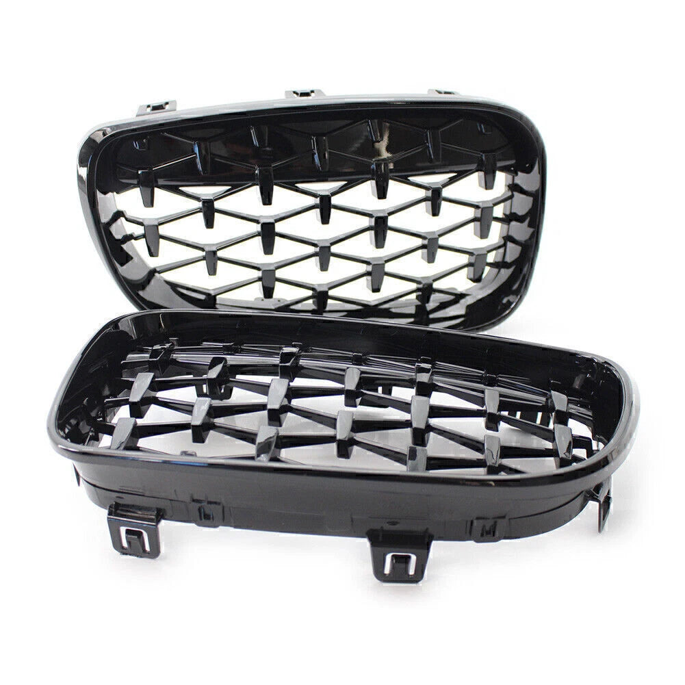 Gloss Black Front Grille for BMW 1 Series (E81 E82 E87 E88) (2008–2011)