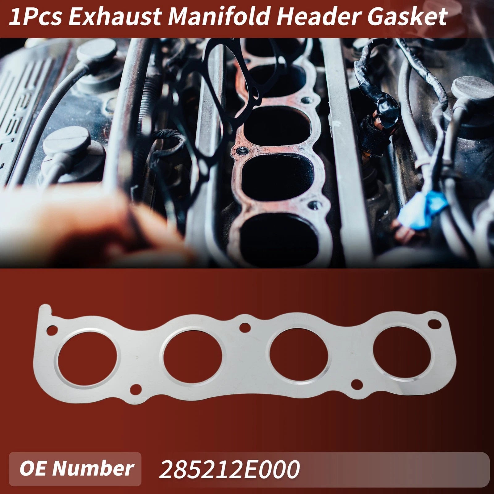 Exhaust Manifold Header Gasket Replacement for Hyundai Elantra (2011–2020)