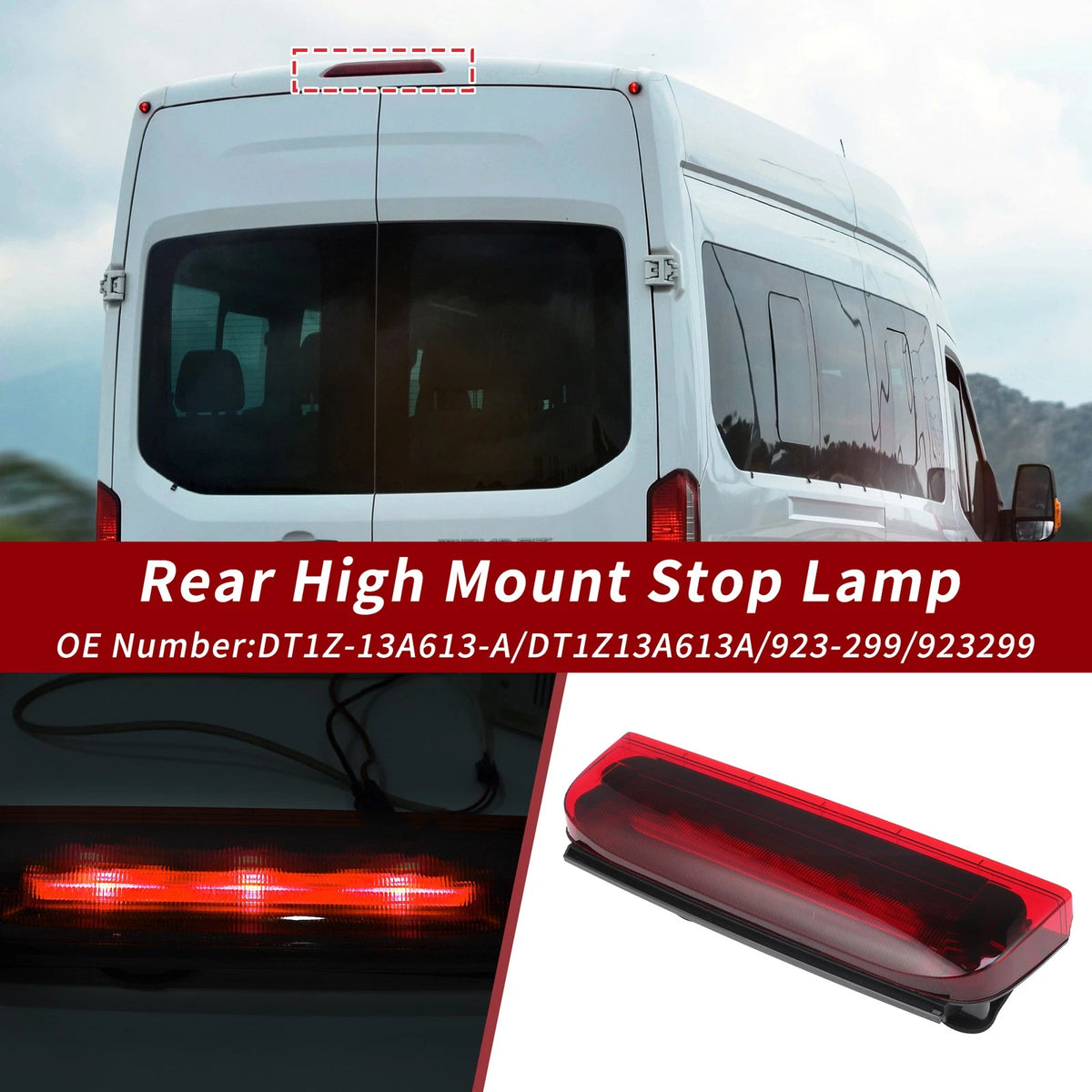 LED Third Brake Light for Ford Transit Connect (2014–2023) DT1Z13A613A