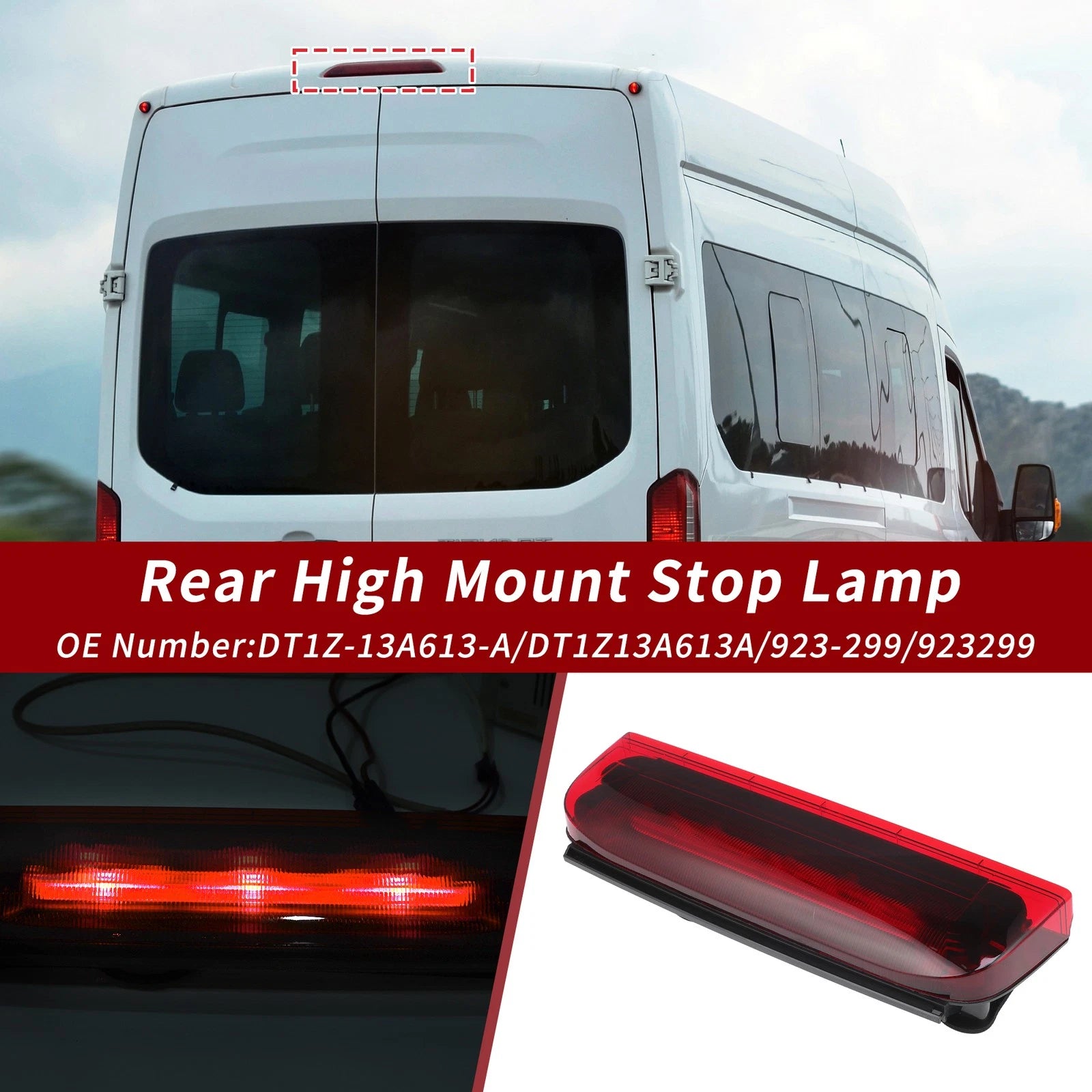 LED Third Brake Light for Ford Transit Connect (2014–2023) DT1Z13A613A