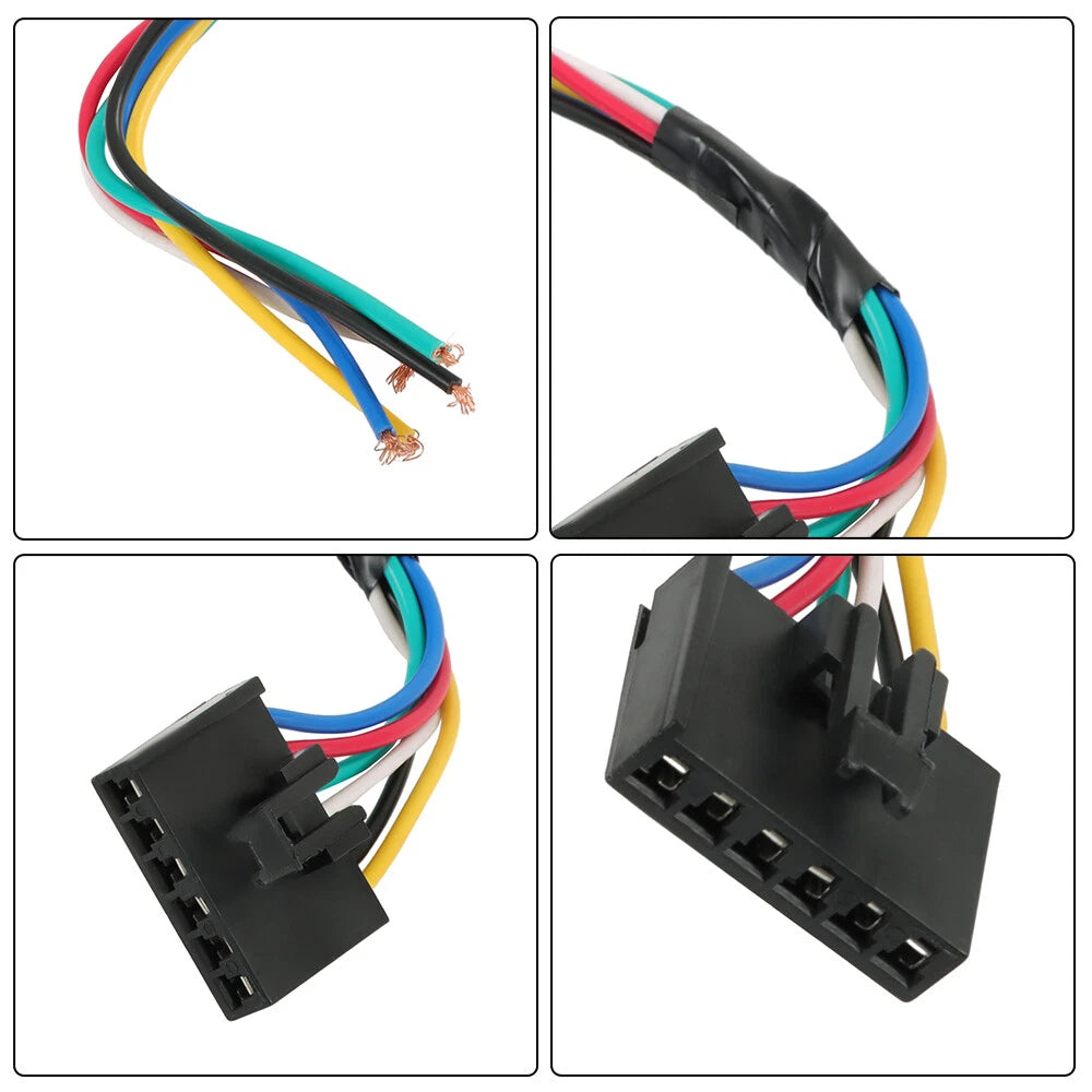 6Pin Ignition Key Switch & Harness for Polaris Sportsman 300 400 500 (1996–2007)