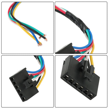 6Pin Ignition Key Switch & Harness for Polaris Sportsman 300 400 500 (1996–2007)