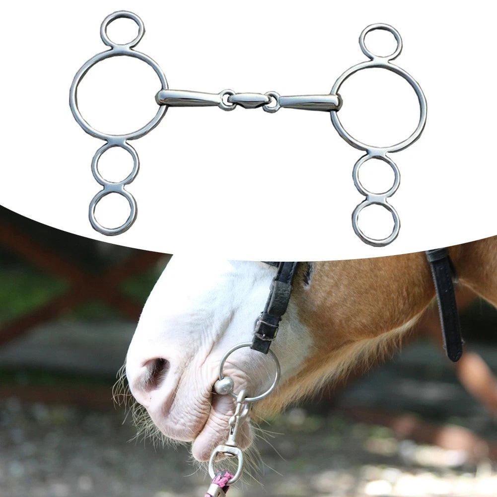 Smooth Stainless Steel Bit for Comfortable Riding Experience