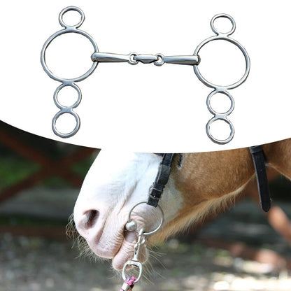 Smooth Stainless Steel Bit for Comfortable Riding Experience