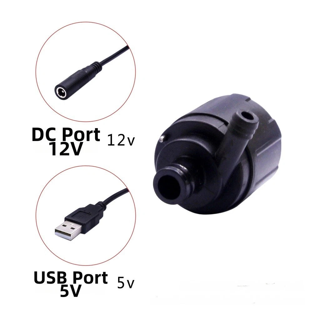 Brushless DC Water Pump for Smart Plant Pots (Lightweight Plastic)