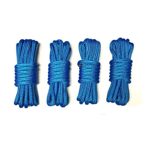 Set of 4 Dock Lines for Gen3 Marine (3/8", Blue) 4-45190