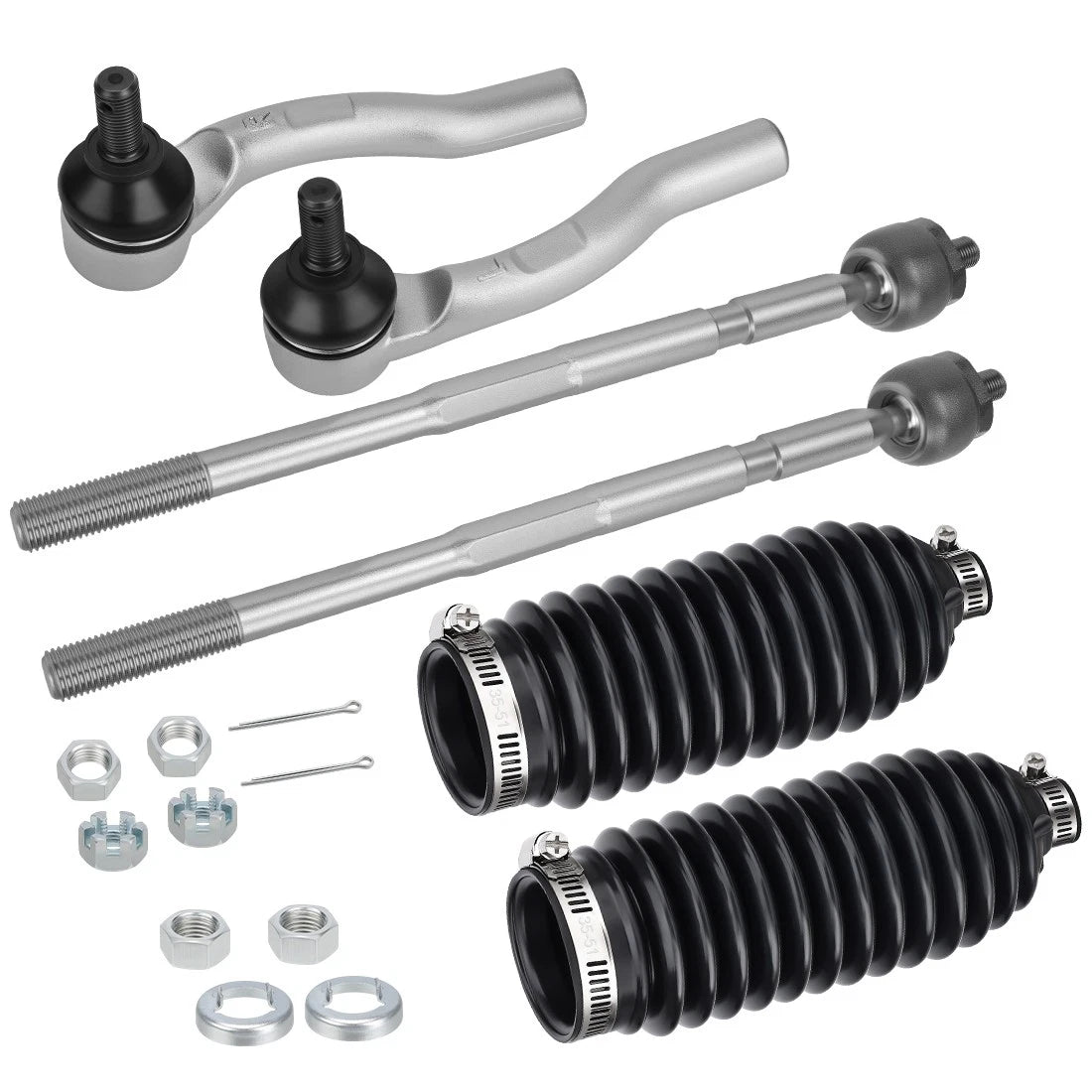 2 Tie Rod Ends Kit w/ Boot for Honda Pioneer 1000 (2016–2021)