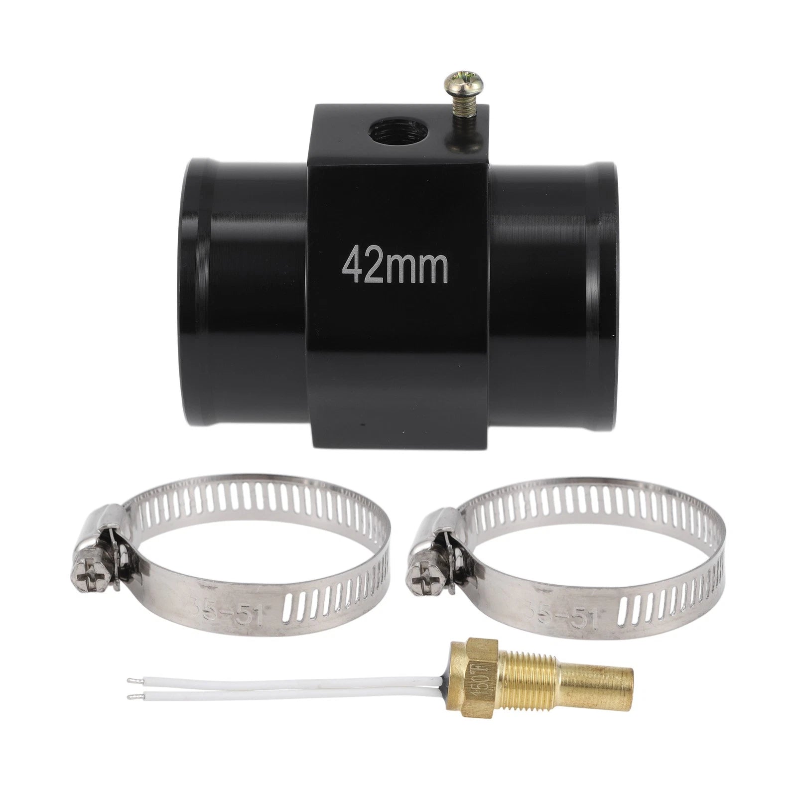 Water Temp Sensor Kit for Auto Radiator Cooling (1.65", 150°F On - 135°F Off)