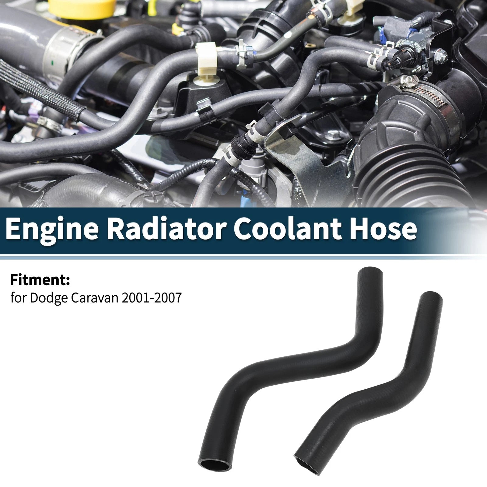Water Pipes Engine Coolant Hose Replacement for Dodge Caravan (2001–2007)