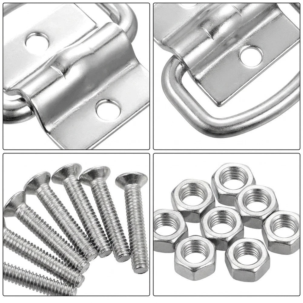 Cargo Anchor Ring for Vehicle Mounting with 2 Expansion Screws