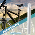 Aluminum Alloy Seat Post Scale Mark for Bicycle Silver Tone (33.9x350mm)