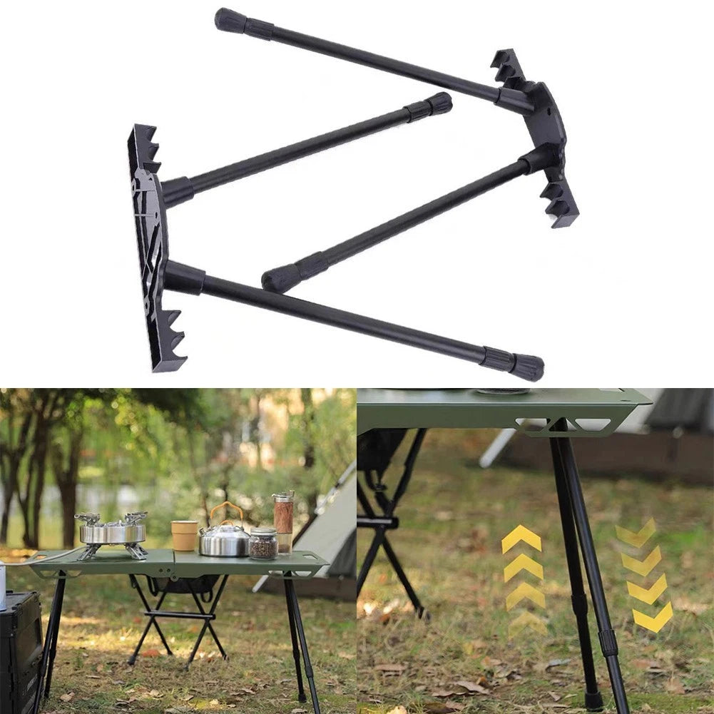 Adjustable Camping Table Legs with Rotating Features