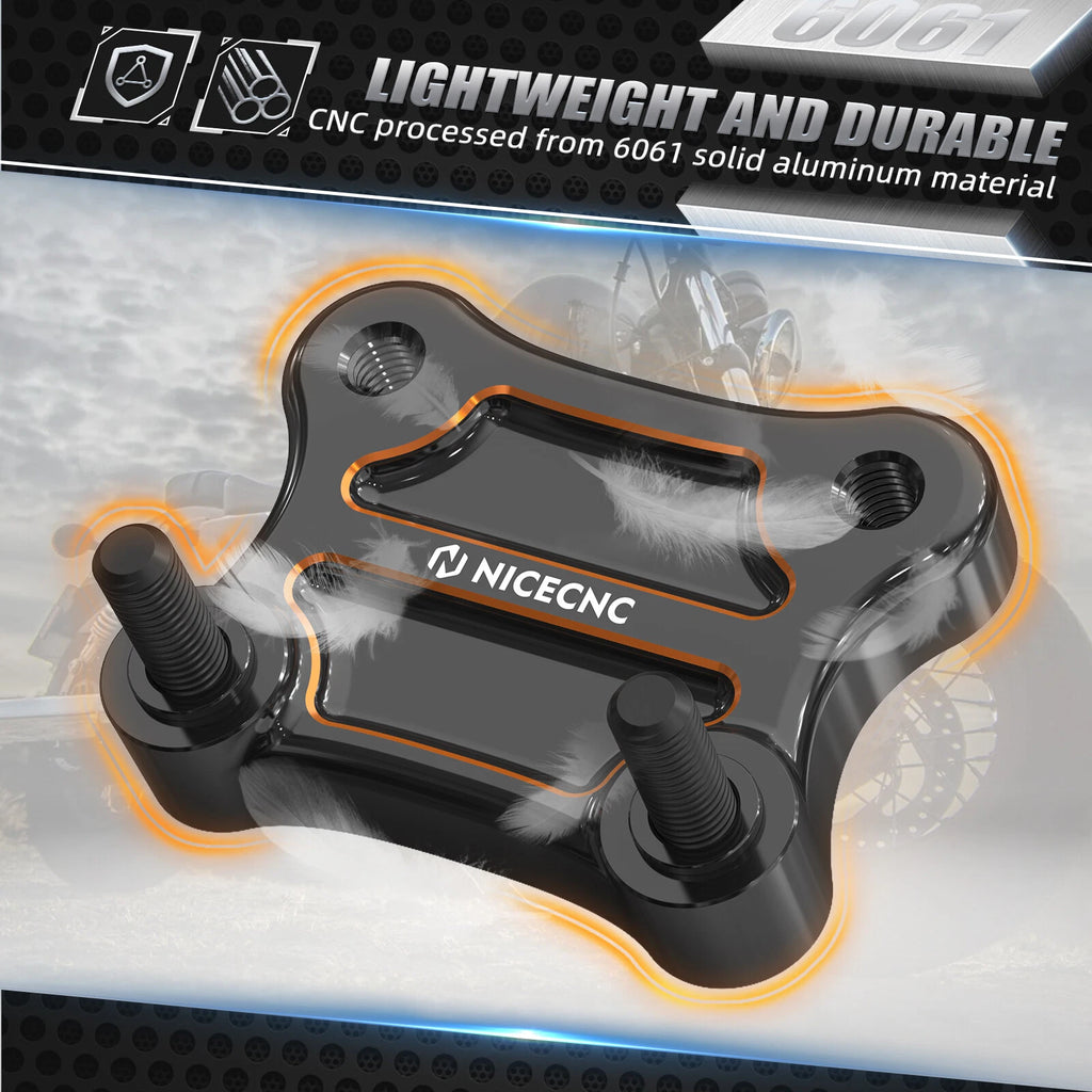 2.5" Handlebar Pull Back Plate for Harley Tri Glide Ultra FLHTCUTG (2016–2023)