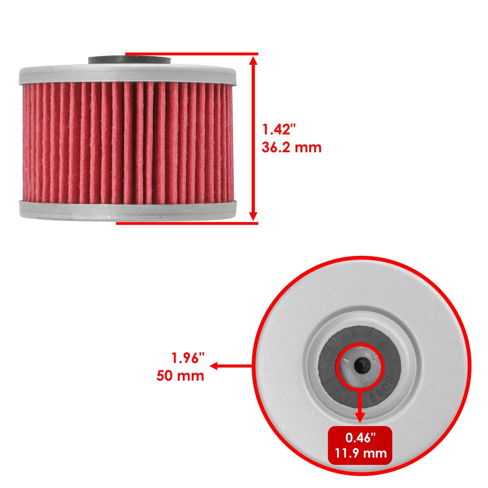Oil Filter Replacement for Honda XR650L XR650R (1993–2018)